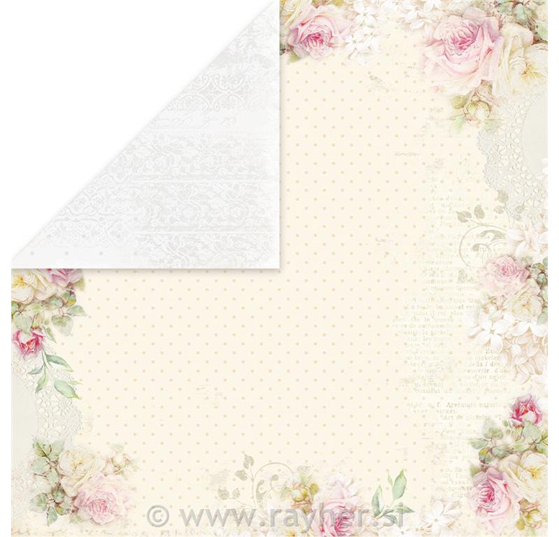 Scrapbooking papir Flower Romance 0430,5x30,5 cm