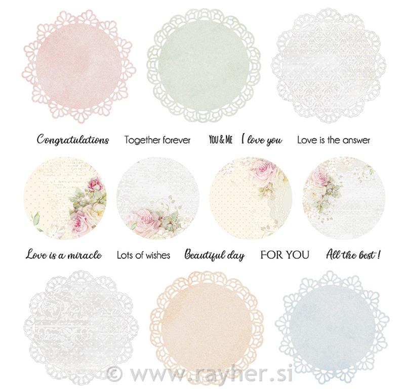 Scrapbooking papir Flower Romance 0730,5x30,5 cm