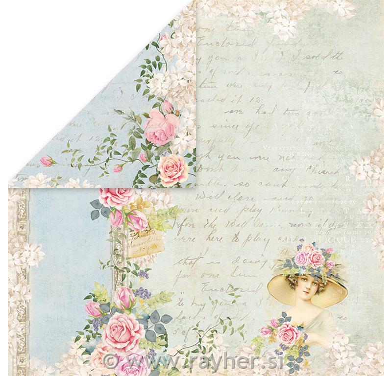 Scrapbooking paper Gone with the wind 04