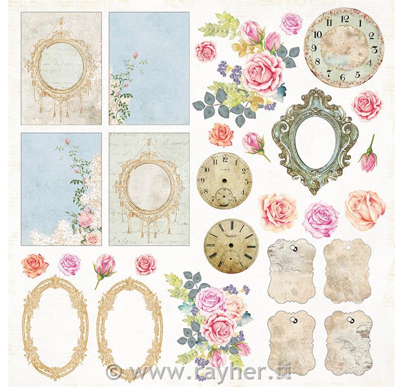 Scrapbooking papir Gone with the wind 07