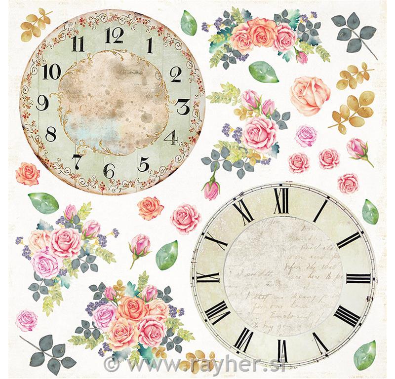 Scrapbooking paper Gone with the wind 08