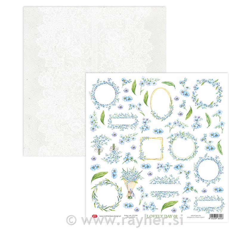 Scrapbooking papir Lovely Day 08