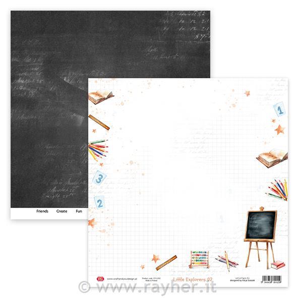 Scrapbooking papir Little Explorers 02