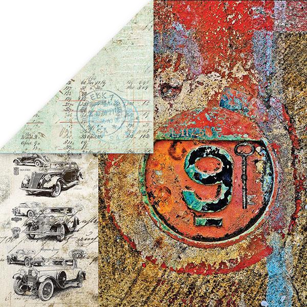 Scrapbooking papir Man's World 04 30,5x30,5 cm, 250g/m