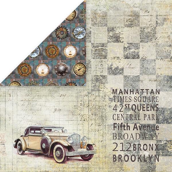 Scrapbooking papir Man's World 05