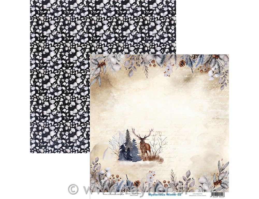 Scrapbooking papir Mysterious Winter 02