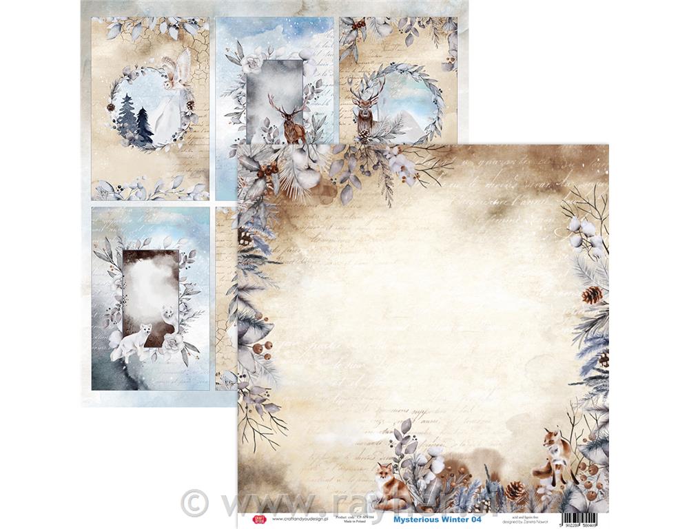 Scrapbooking papir Mysterious Winter 04