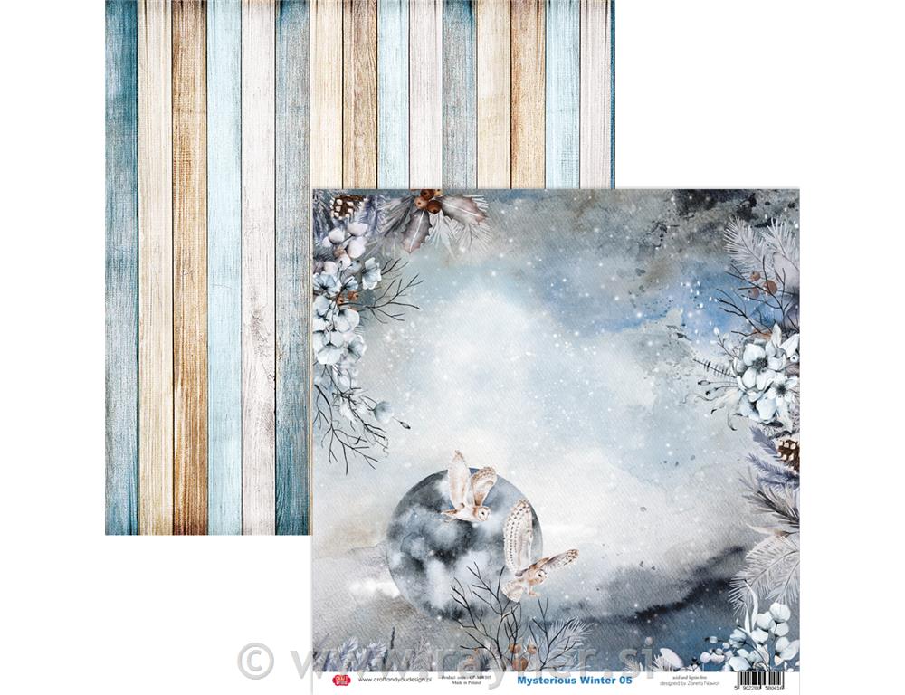 Scrapbooking papir Mysterious Winter 05