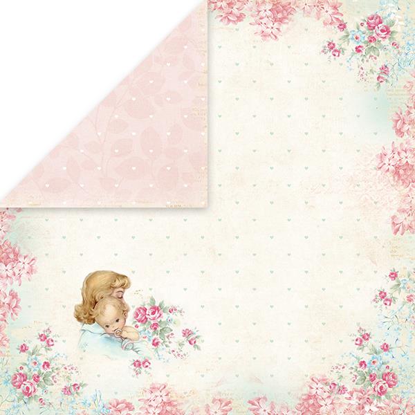Scrapbooking papir Shabby Baby 01