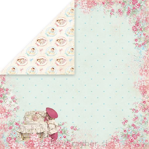 Scrapbooking papir Shabby Baby 03