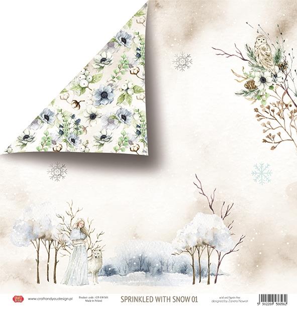Scrapbooking papir 30x30, 250gsm, 01
