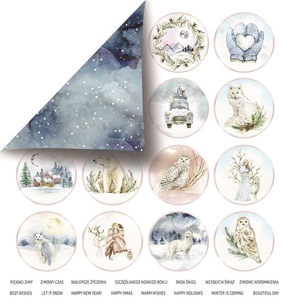 Scrapbooking papir 30x30, 250gsm, 07