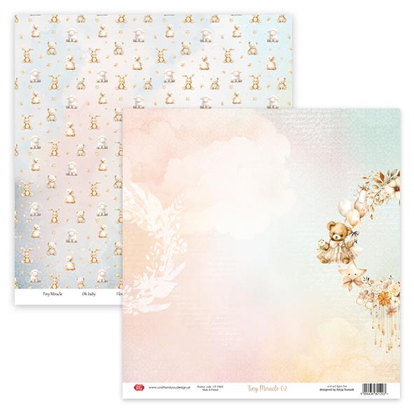 Scrapbooking papir Tiny Miracles 02