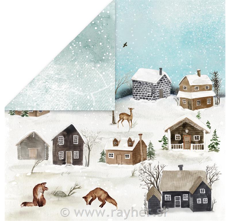 Scrapbooking papir Winter Holiday 01