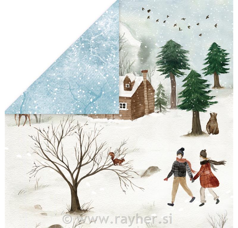 Scrapbooking papir Winter Holiday 05