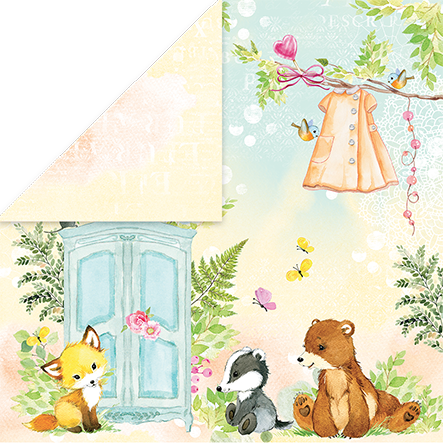 Scrapbooking papir, 30x30cm, 250gsm