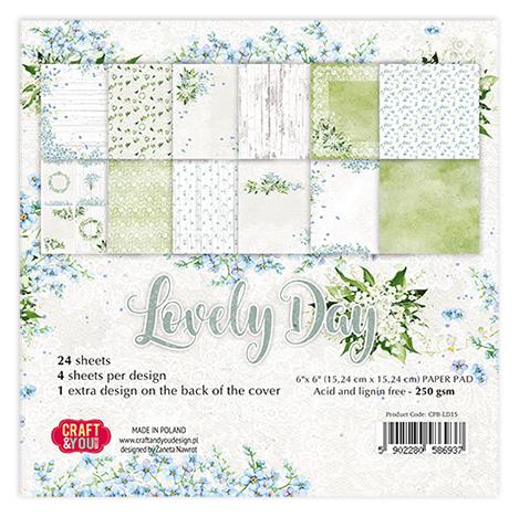 Set papira, 15x15cm, Lovely Day