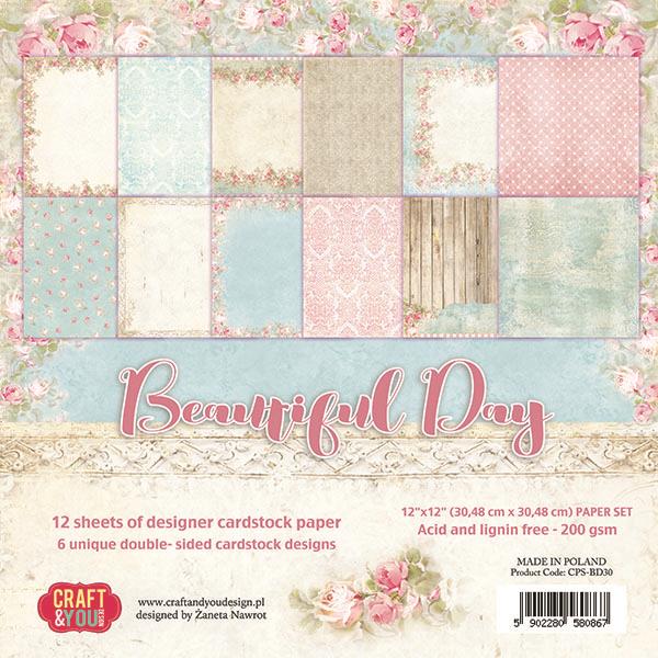 Set papira, 30x30cm, Beautiful day