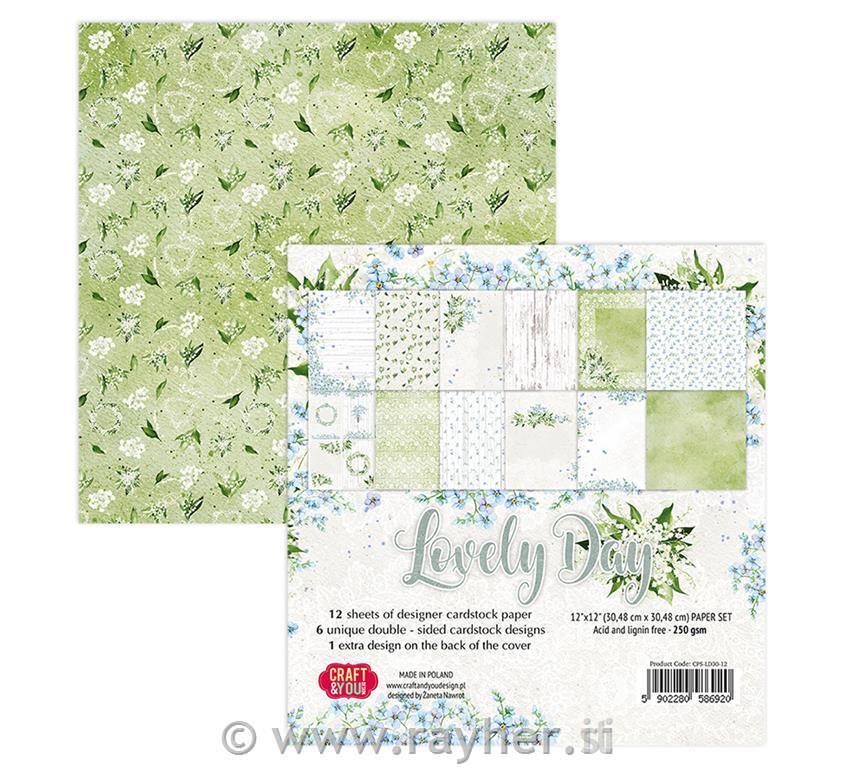 Set papira, 30x30cm, Lovely Day