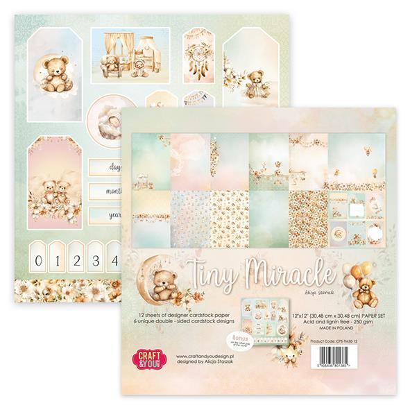 Set papira, 30x30cm, Tiny Miracles