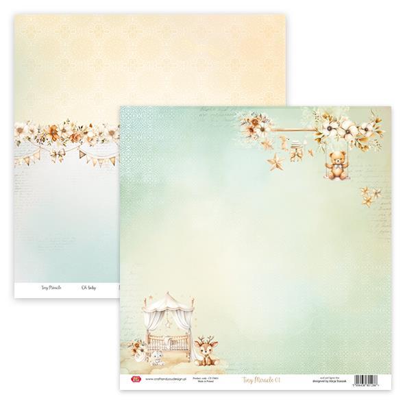 Set papira, 30x30cm, Tiny Miracles