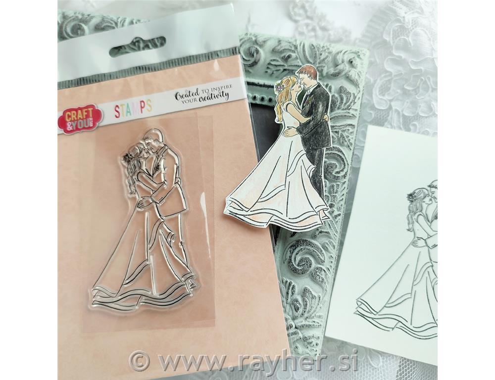 Pečat Dancing Couple, 5x8,5cm
