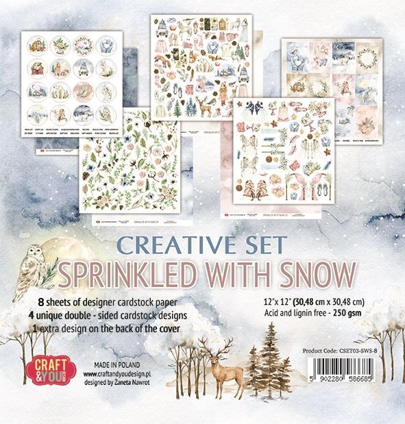 Set papira 30x30cm, Sprinkled with