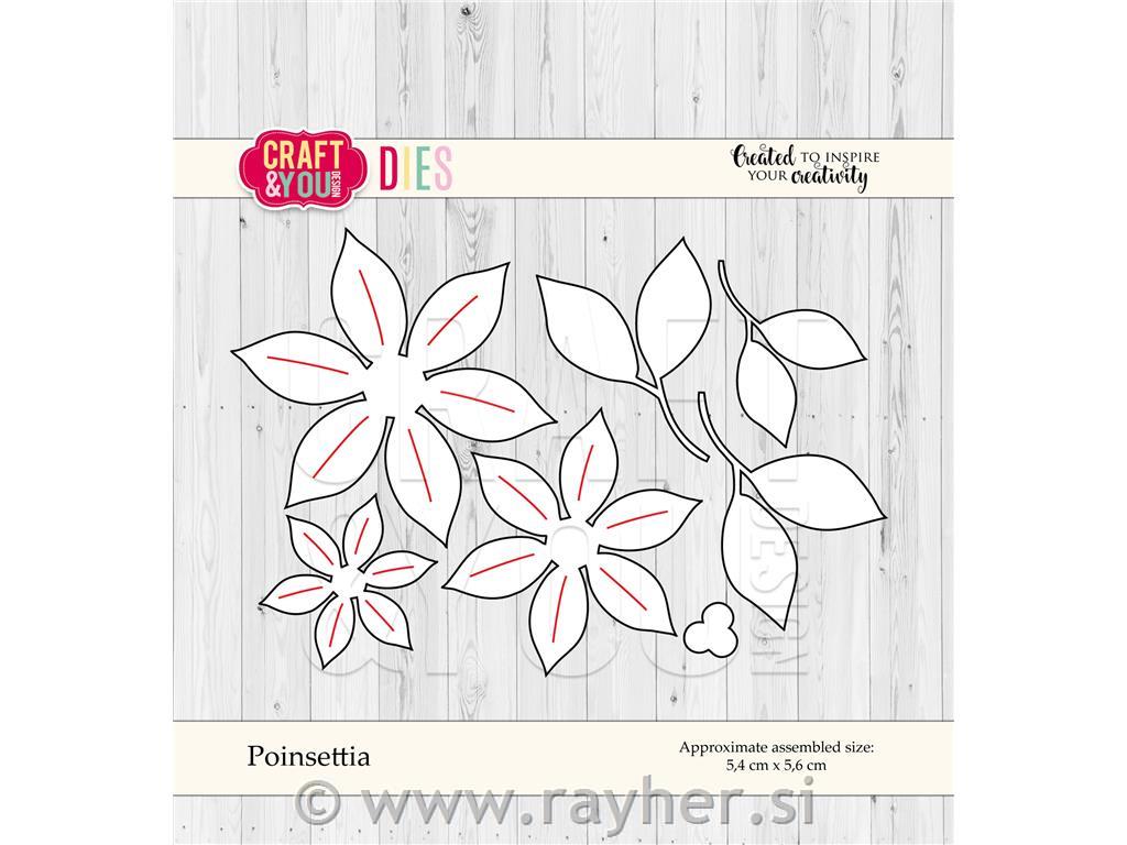 Rezač Craft and You, Poinsetia velika