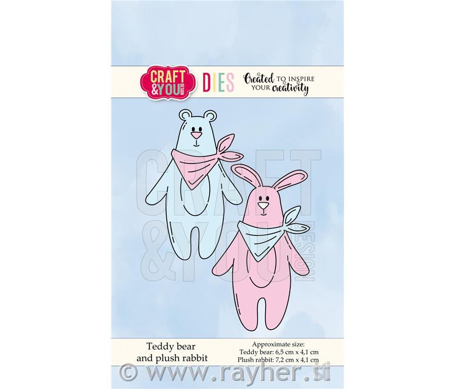 Cutting die Teddy&Rabbit
