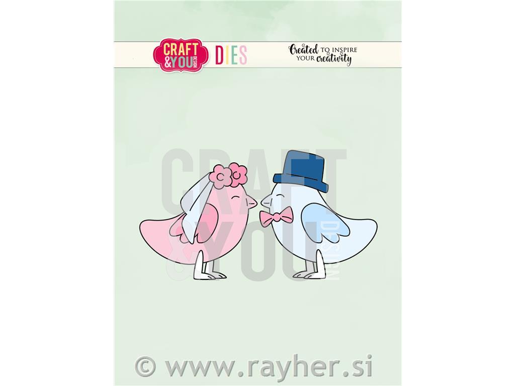 Cutting Die Wedding birds