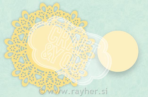Rezalna šablona Doily 5