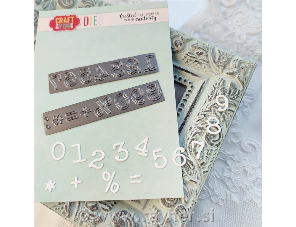 Rezač Craft&You, Numbers