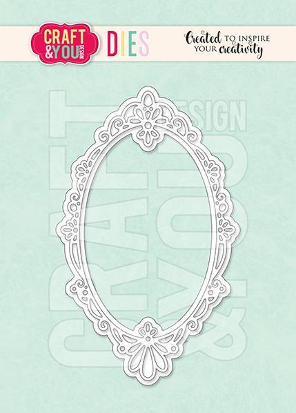 Rezač Craft and You, Deco frame Oval