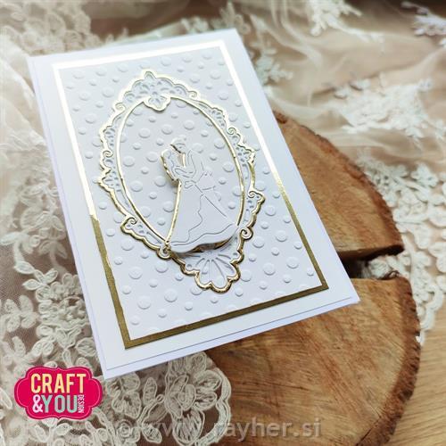 Rezač Craft and You, Deco frame Oval