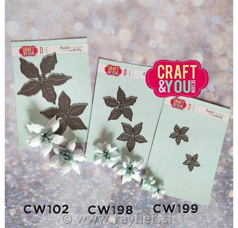 Rezač Craft and You, Poinsettia, mini