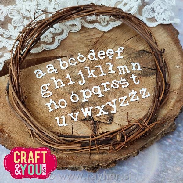 Rezač Craft and You, Abeceda