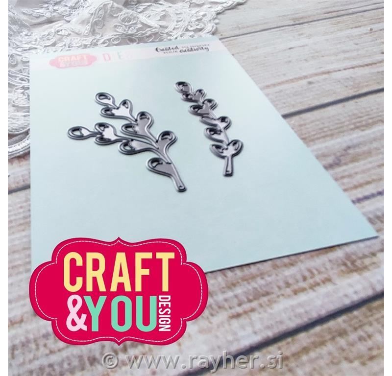 Rezač Craft and You, Grančica s lišćem