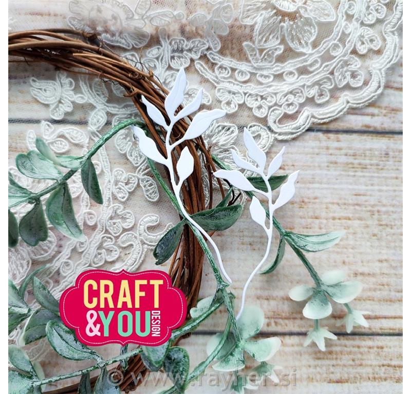 Rezač Craft and You, Grančica s lišćem
