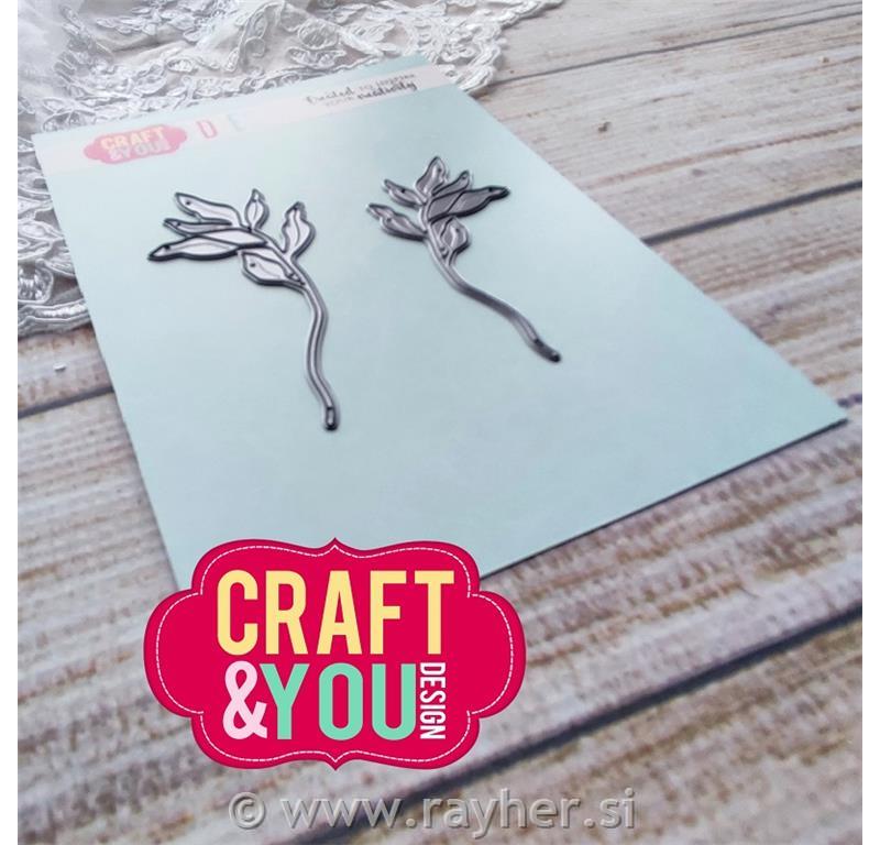 Rezač Craft and You, Grančica s lišćem