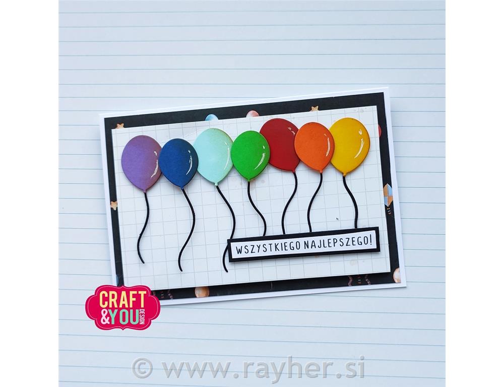 Rezač Balloons, set 5