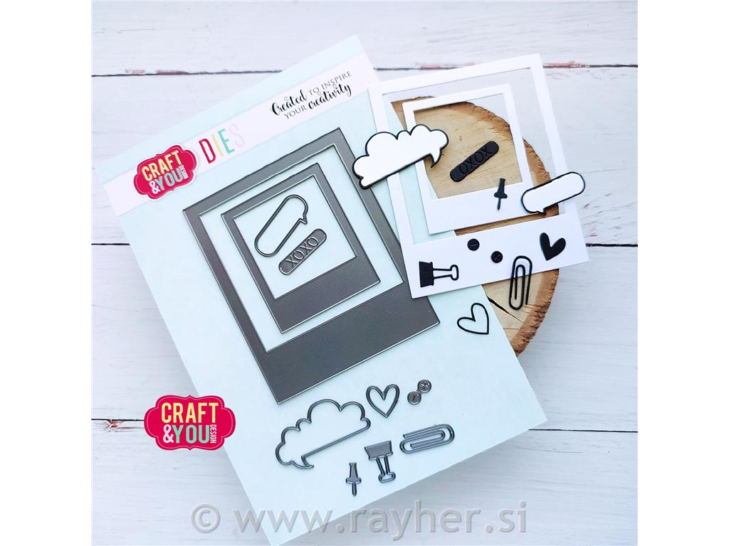 Rezač Polaroid frame set