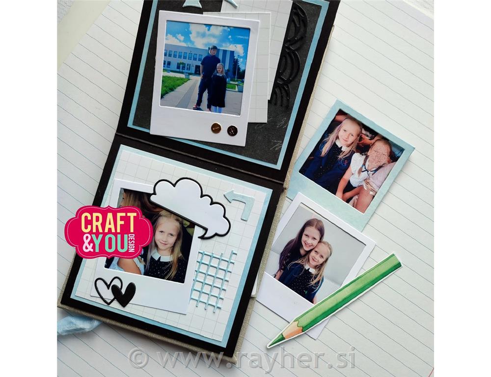 Rezač Polaroid frame set
