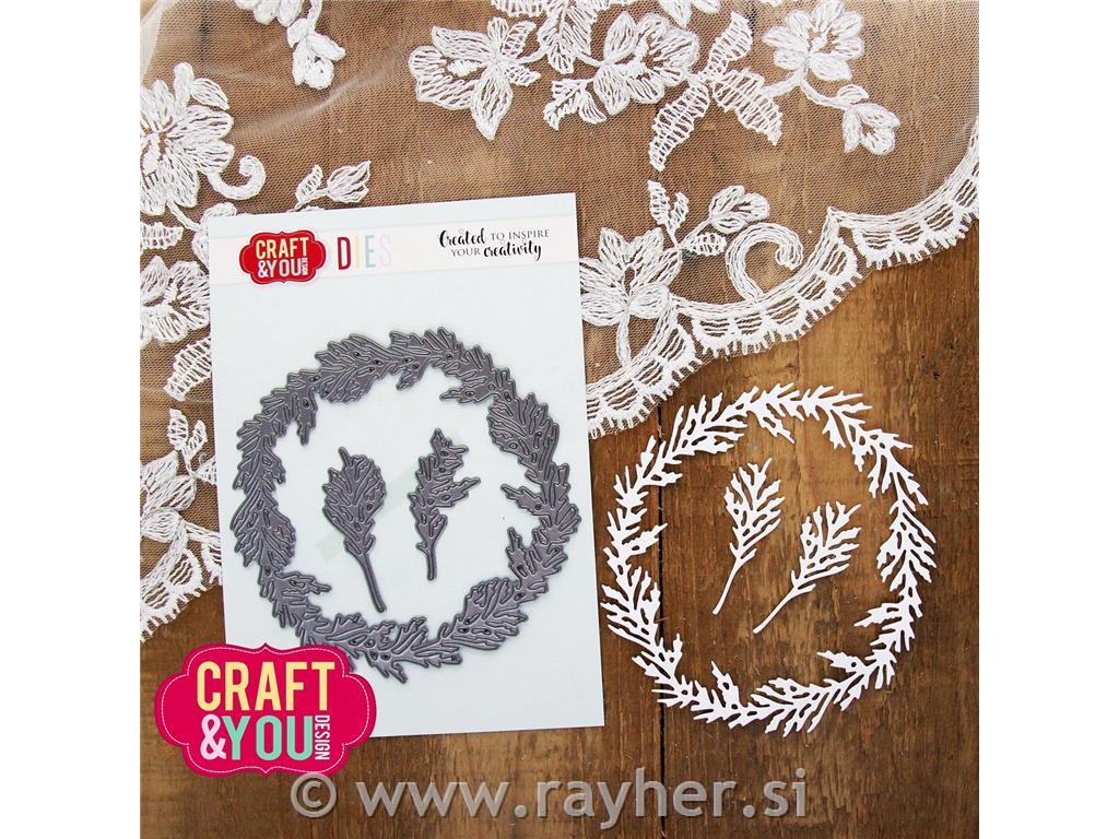 Rezači Cedar Wreath, set 3