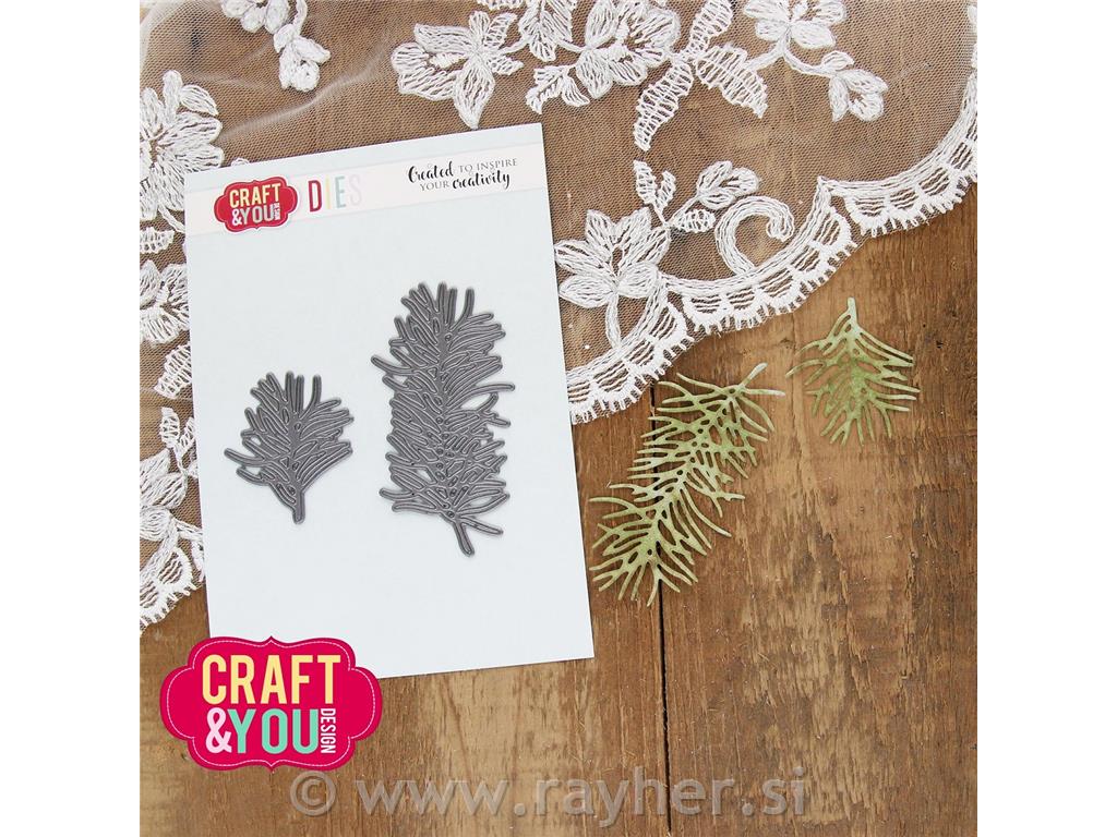 Rezači Fir Branches, set 2