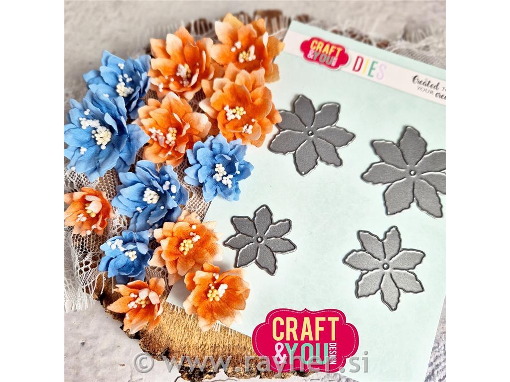 Rezači Petal Flower, set 4