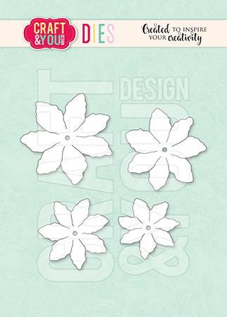 Rezači Petal Flower, set 4