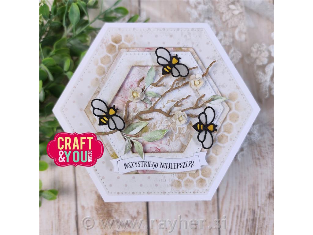 Rezači Bee Honey Set