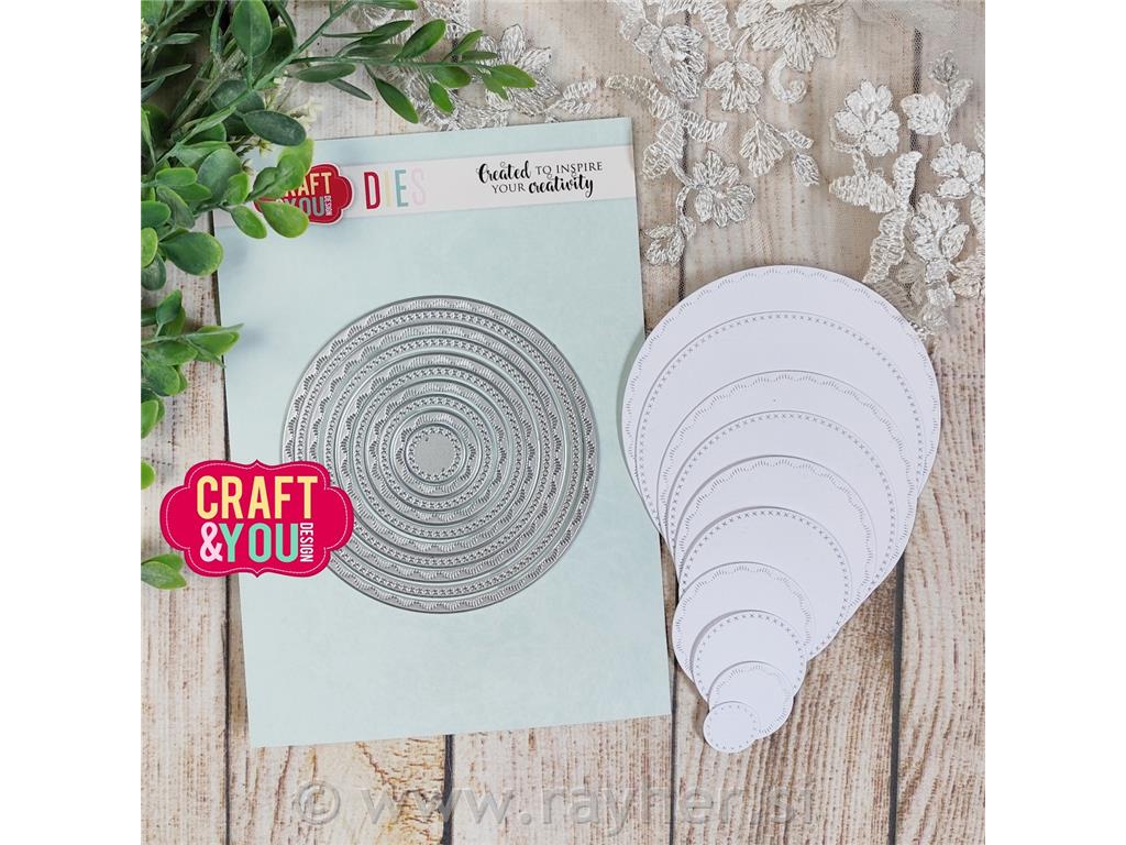 Rezači Circles Base Decorative Stiches