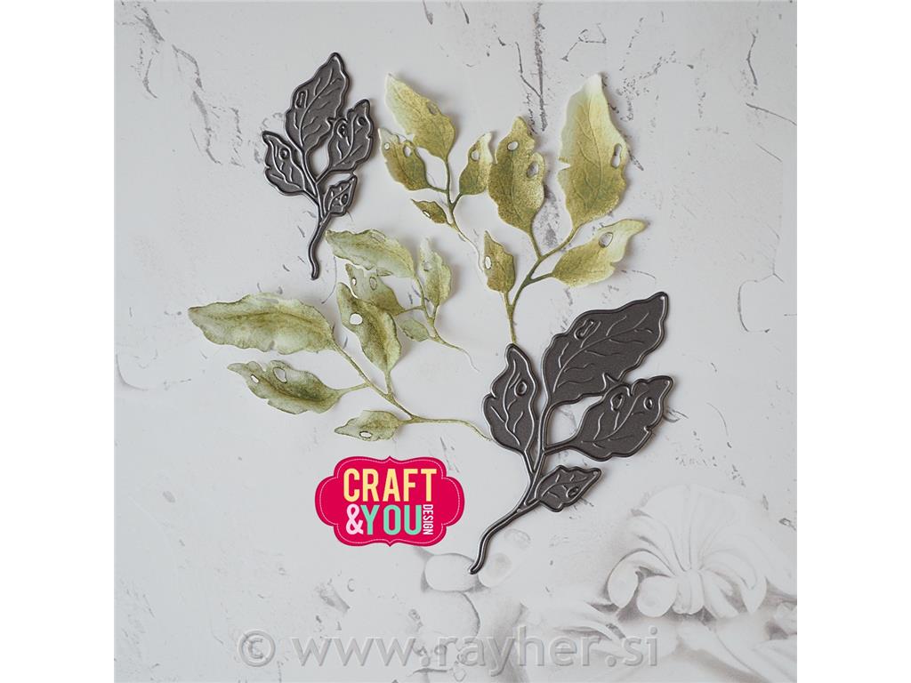 Rezači Vintage Leaves, set 3