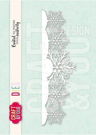 Rezač Snowflakes Border